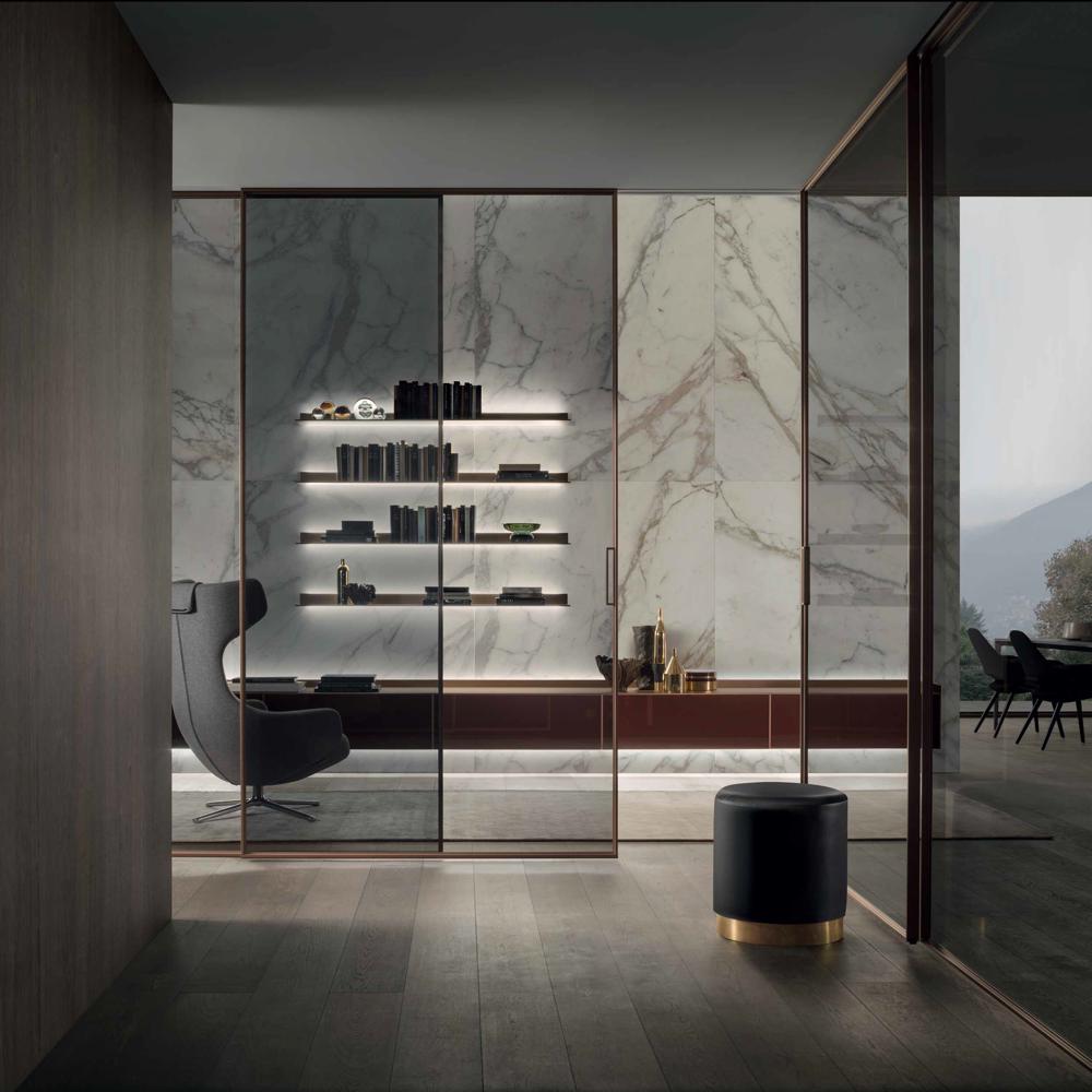 rimadesio porte scorrevoli velaria living livraghi progetto casa