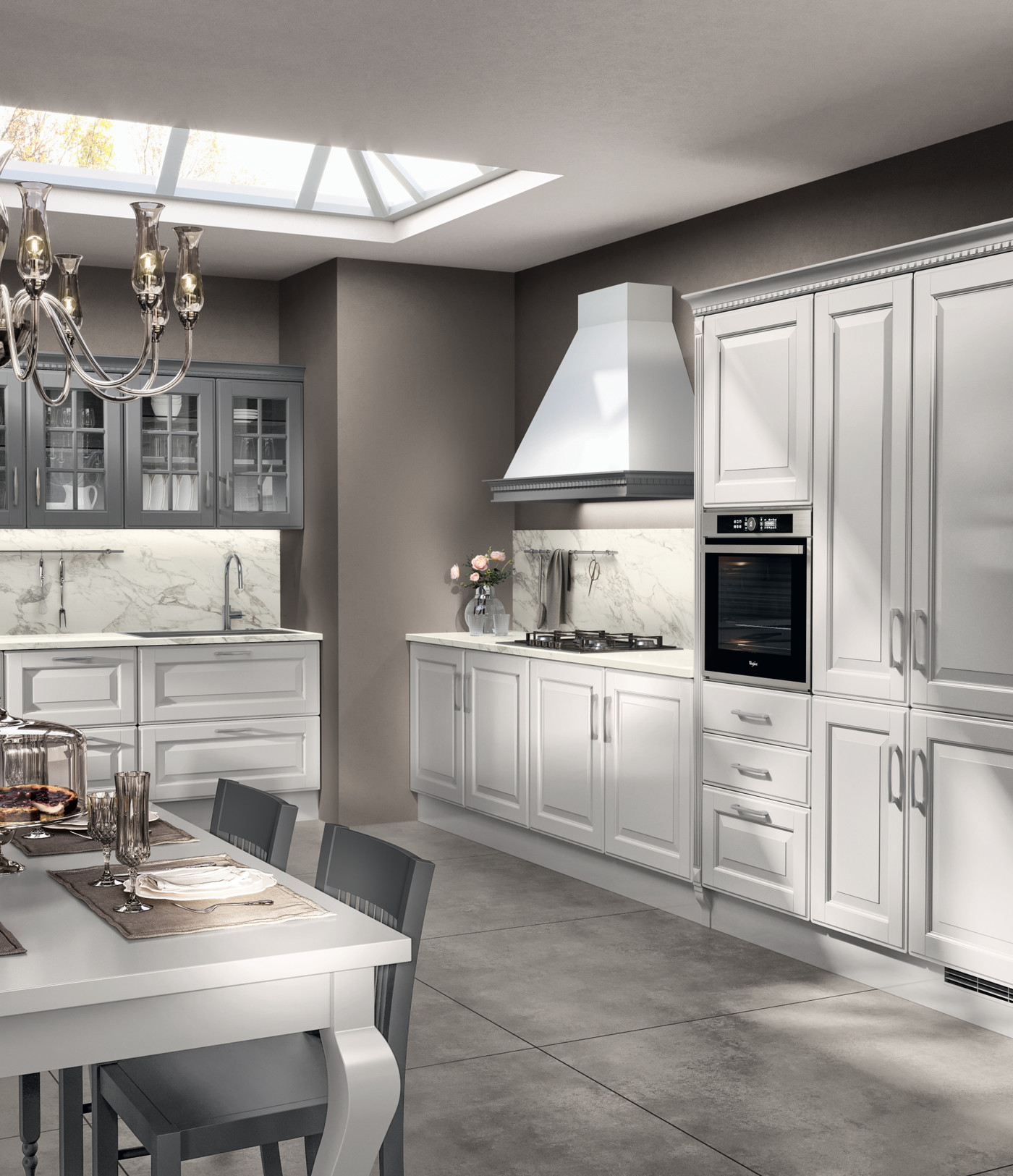 Cucina classica lineare Baltimora Scavolini