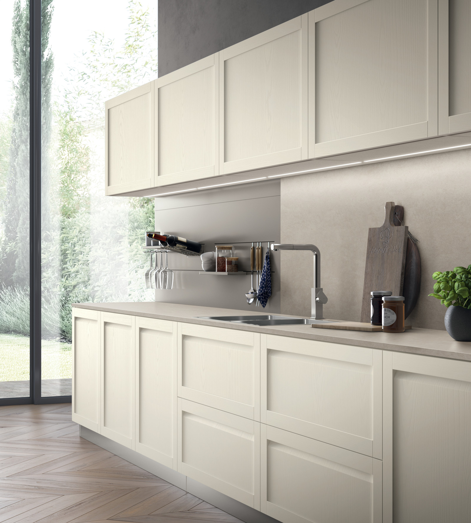 Cucina lineare Carattere Scavolini