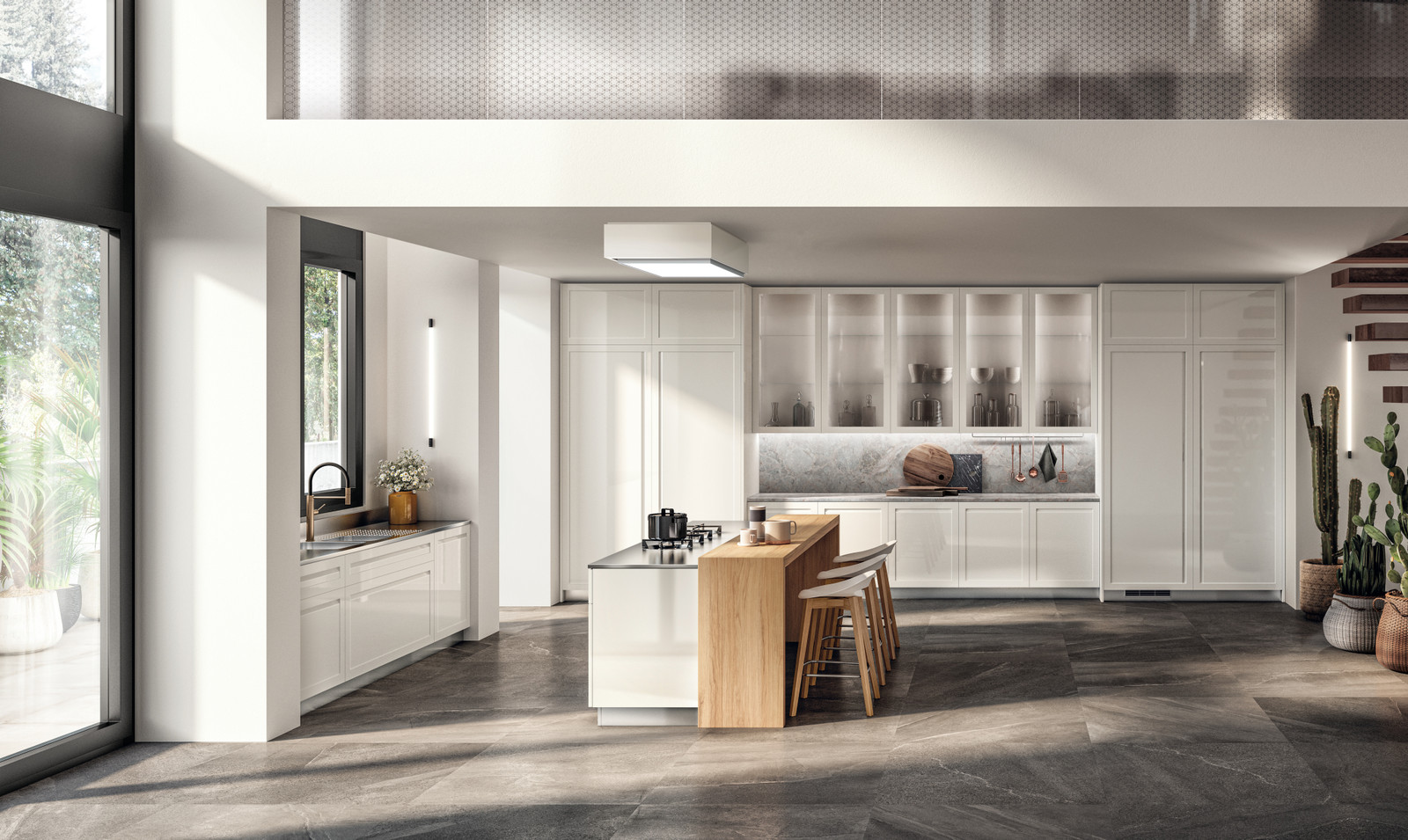Cucina con isola Carattere Scavolini