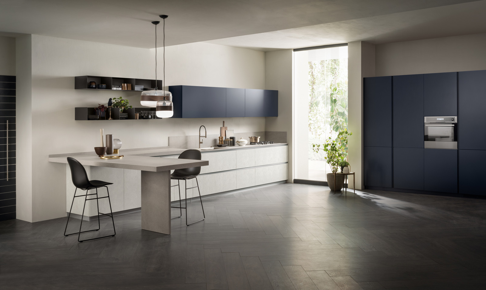 Cucina con penisola Delinea Scavolini
