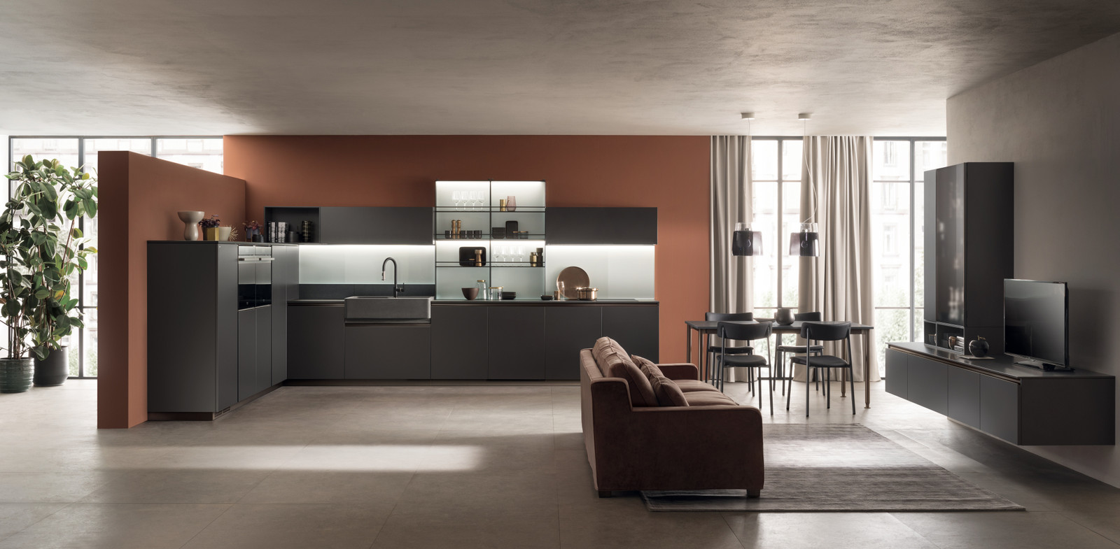 Cucina angolare Delinea Scavolini