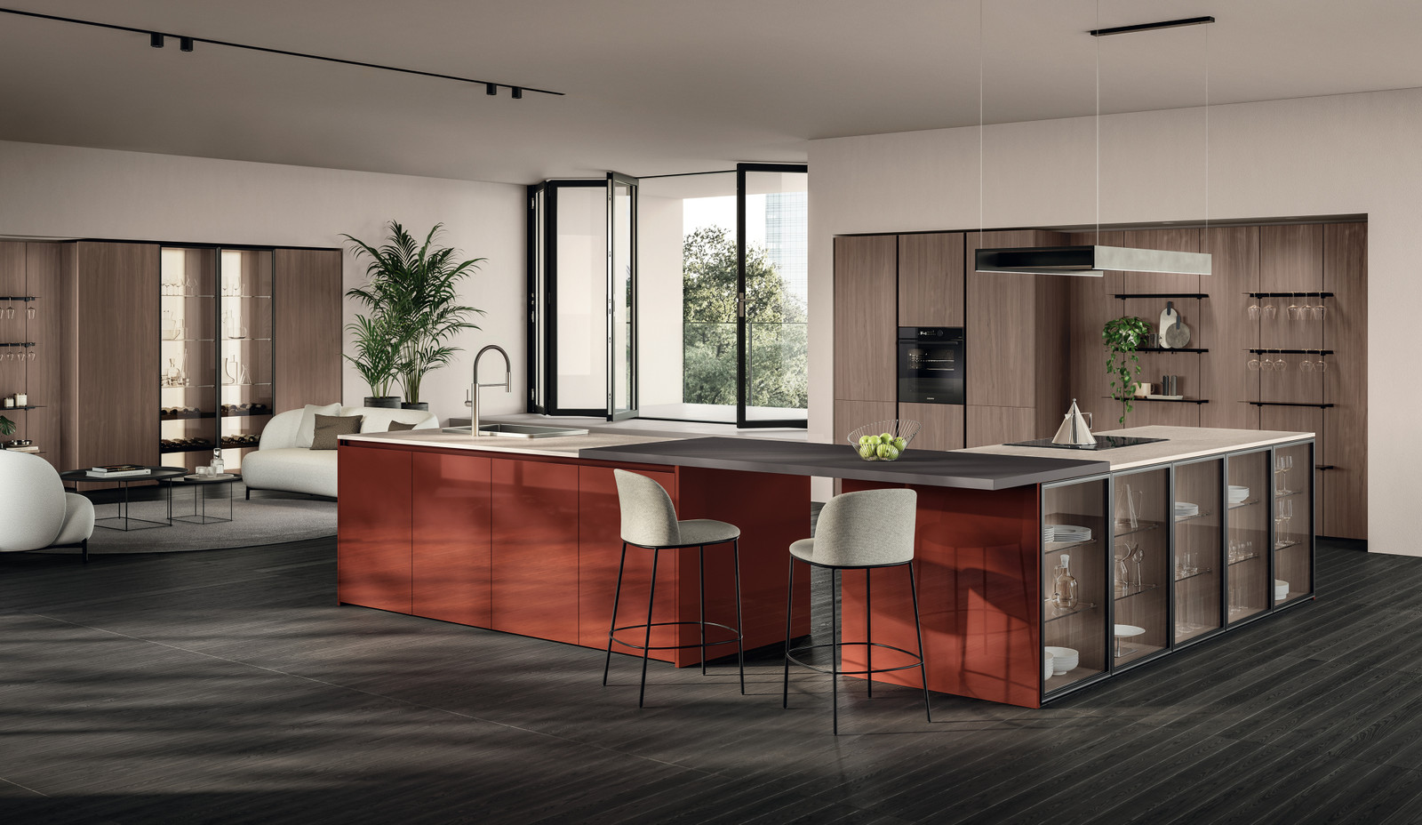 Cucina con isola Essenza Scavolini