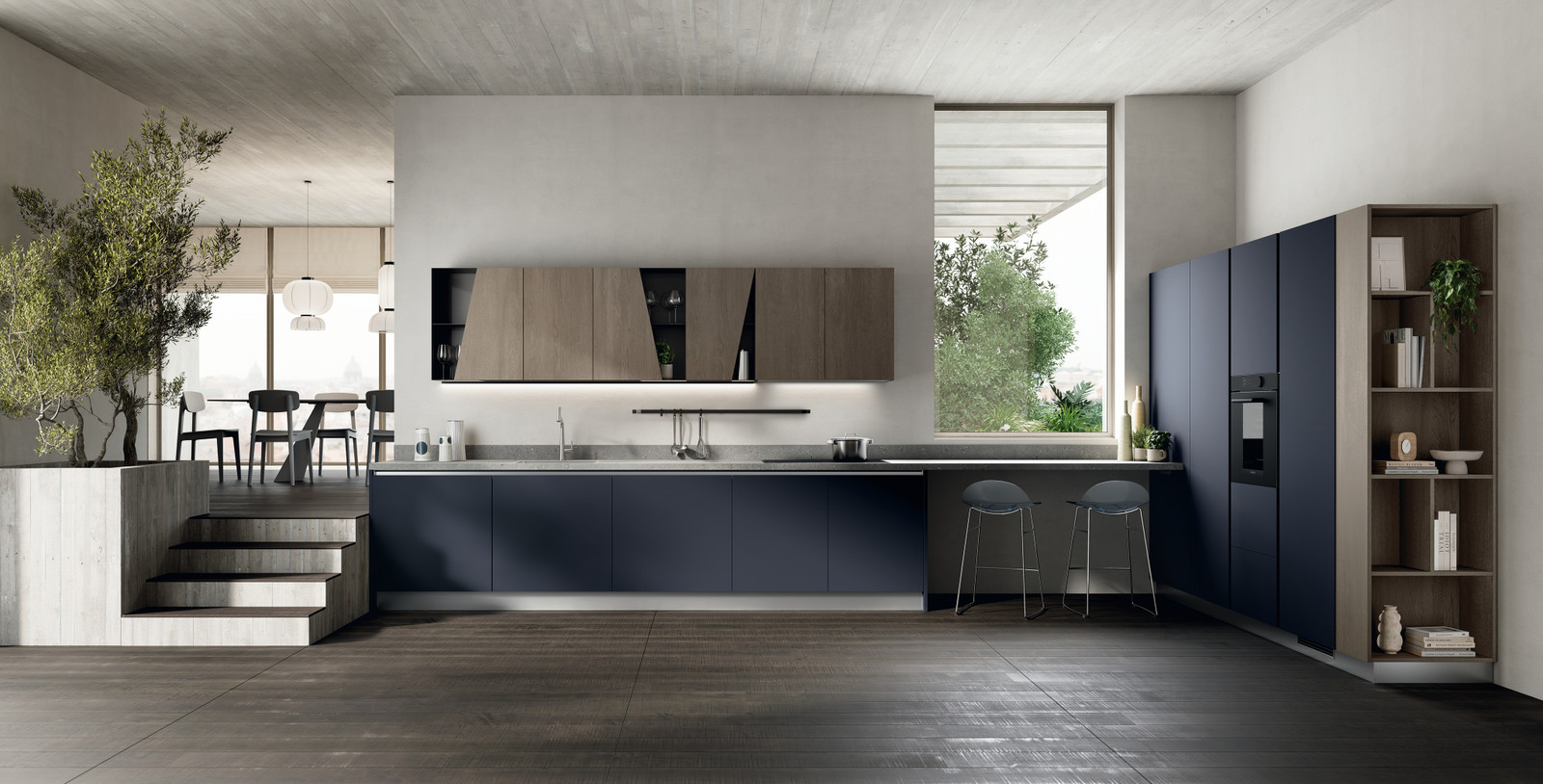 Cucina angolare Regola Scavolini