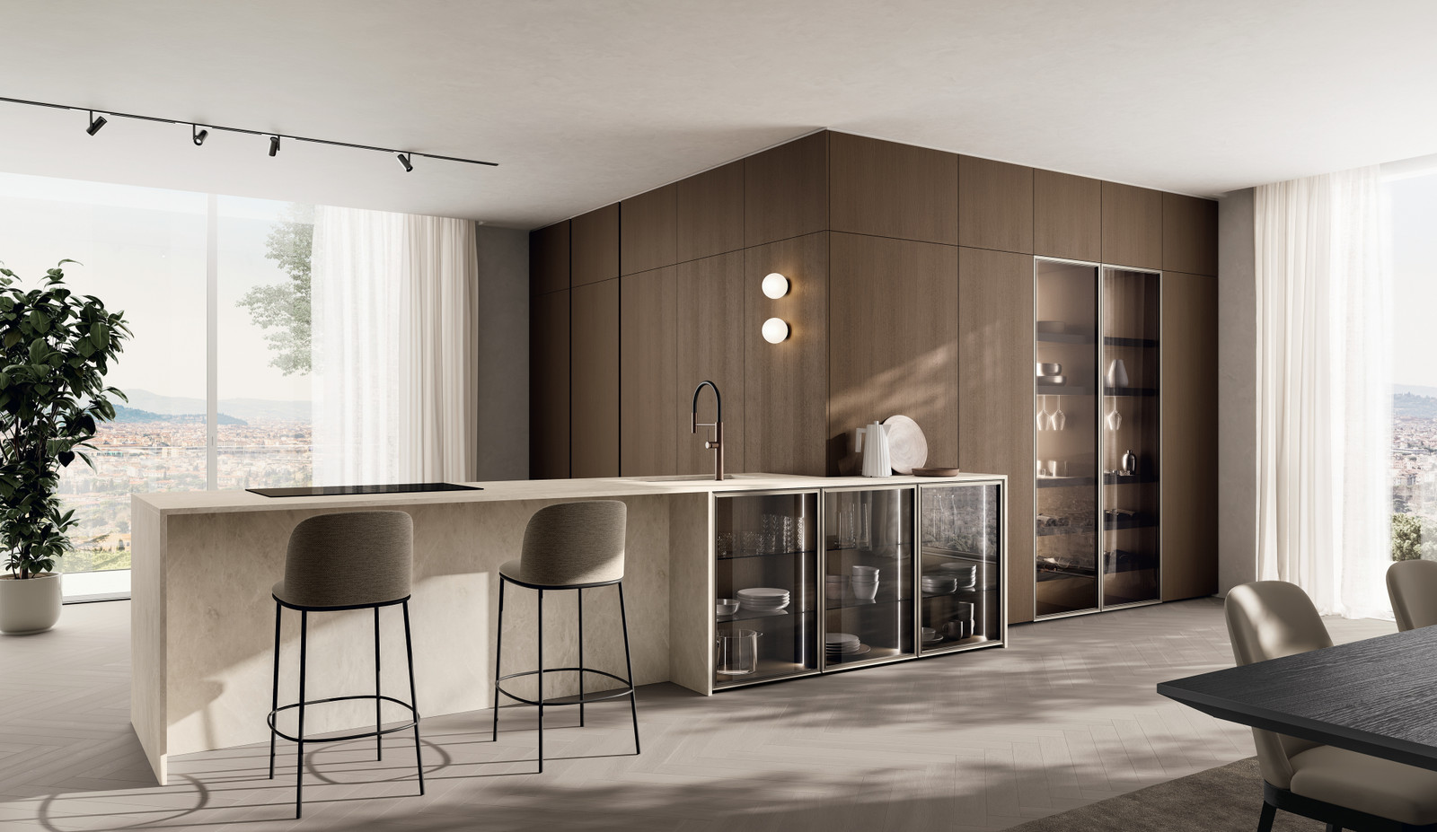 Cucina con isola Regola Scavolini