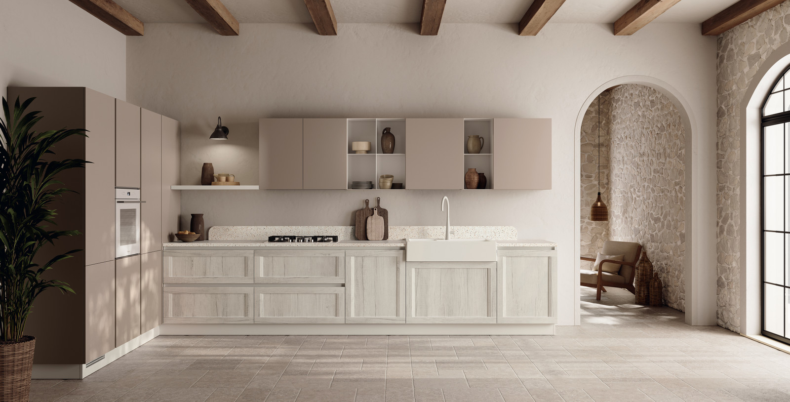 Cucina angolare Regola Scavolini