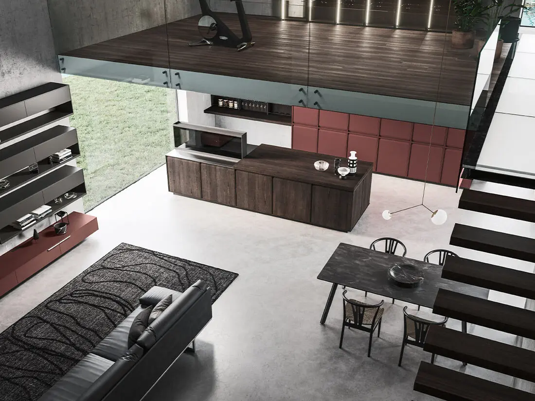 Cucina Arrital con isola ak