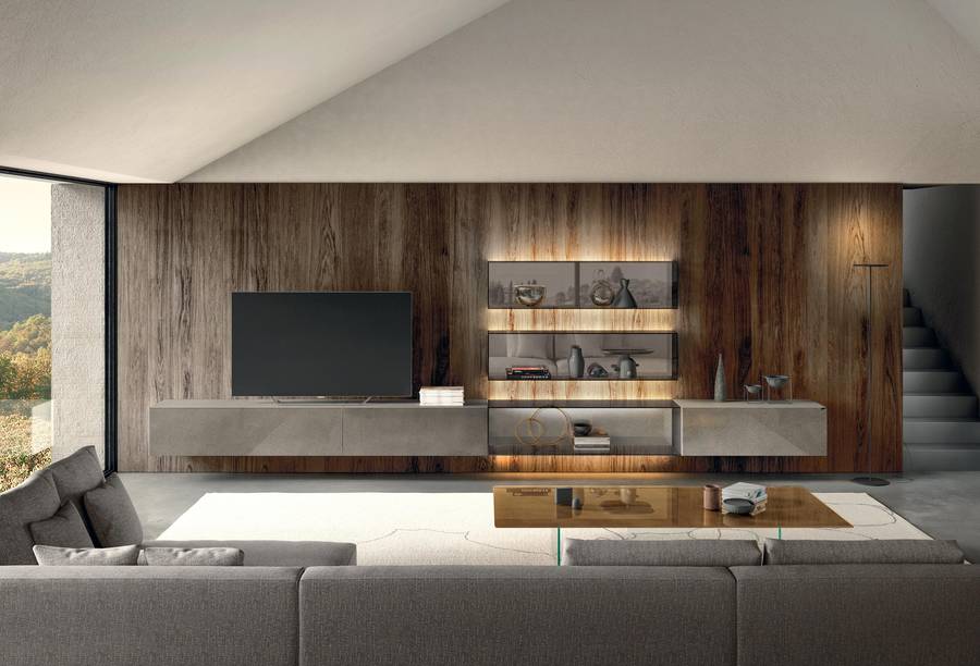Mobili soggiorno moderno di design 36e8 Lago